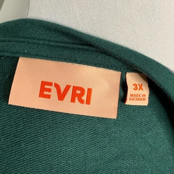 EVRI Puff Sleeve Sweatshirt - 3X - NWT - Picture 3 of 4